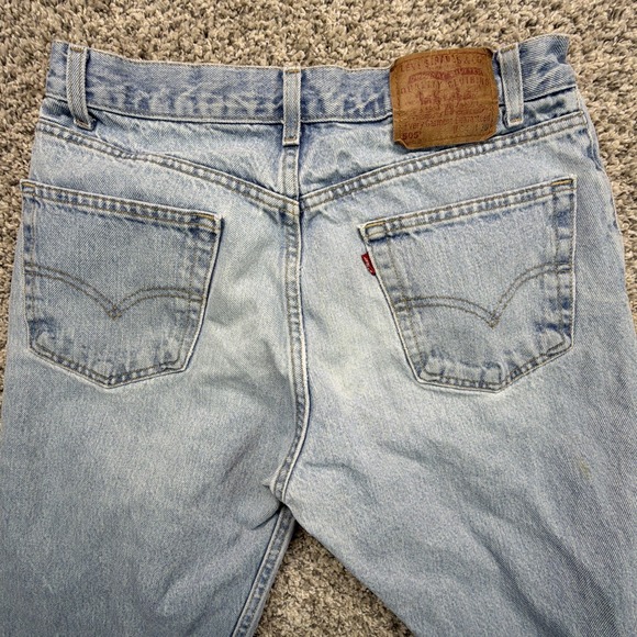 Vintage Levis 505 Jeans Mens 34x30 (Fits 32x28.5) Blue Regular Fit Denim Y2K - Picture 10 of 16
